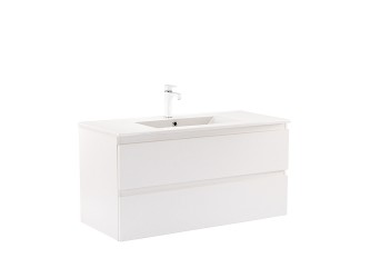 Vario Forte 100 alsó szekrény mosdóval fehér-fehér