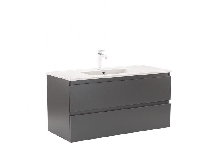 Vario Forte 100 alsó szekrény mosdóval antracit-antracit