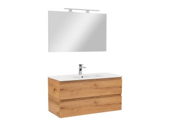 Vario Forte 100 komplett fürdőszoba bútor tölgy-tölgy