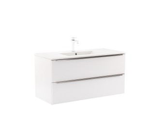 Vario Trim 100 alsó szekrény mosdóval fehér-fehér