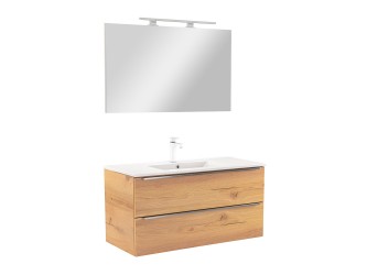 Vario Trim 100 komplett fürdőszoba bútor tölgy-tölgy