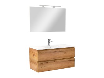 Vario Pull 100 komplett fürdőszoba bútor tölgy-tölgy