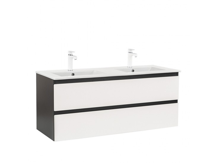 Vario Forte 120 alsó szekrény mosdóval antracit-fehér