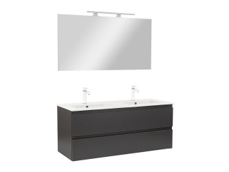 Vario Forte 120 komplett fürdőszoba bútor antracit-antracit