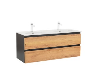 Vario Forte 120 alsó szekrény mosdóval antracit-tölgy