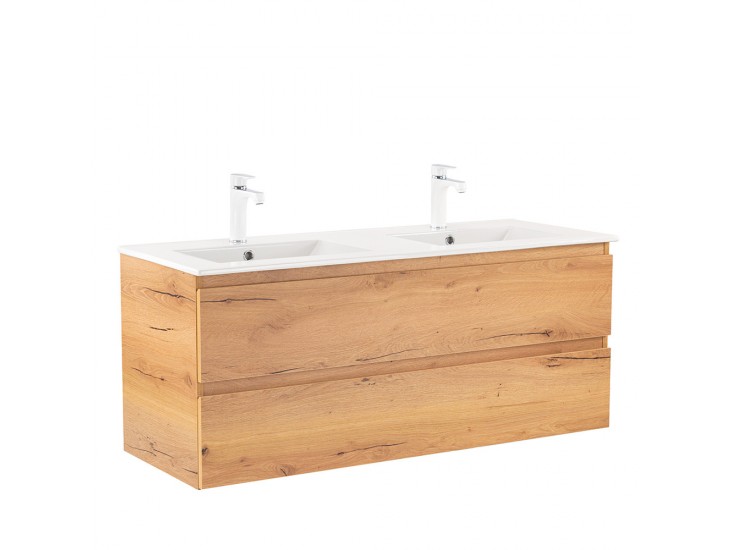 Vario Forte 120 alsó szekrény mosdóval tölgy-tölgy