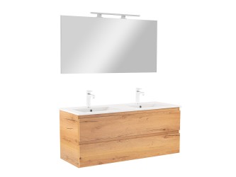 Vario Forte 120 komplett fürdőszoba bútor tölgy-tölgy