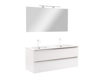 Vario Trim 120 komplett fürdőszoba bútor fehér-fehér