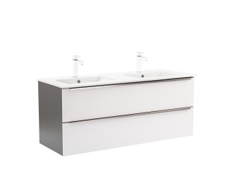 Vario Trim 120 alsó szekrény mosdóval antracit-fehér