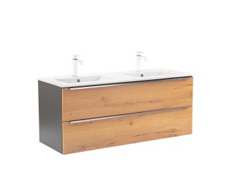 Vario Trim 120 alsó szekrény mosdóval antracit-tölgy