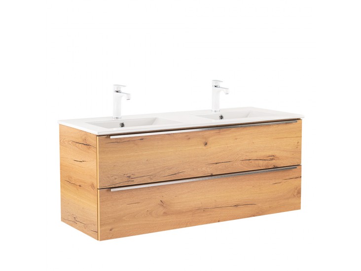 Vario Trim 120 alsó szekrény mosdóval tölgy-tölgy