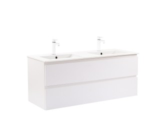 Vario Pull 120 alsó szekrény mosdóval fehér-fehér