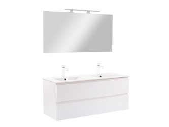 Vario Pull 120 komplett fürdőszoba bútor fehér-fehér