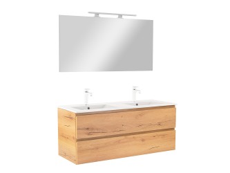 Vario Pull 120 komplett fürdőszoba bútor tölgy-tölgy