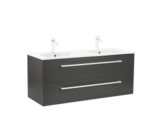 Vario Clam 120 alsó szekrény mosdóval antracit-antracit