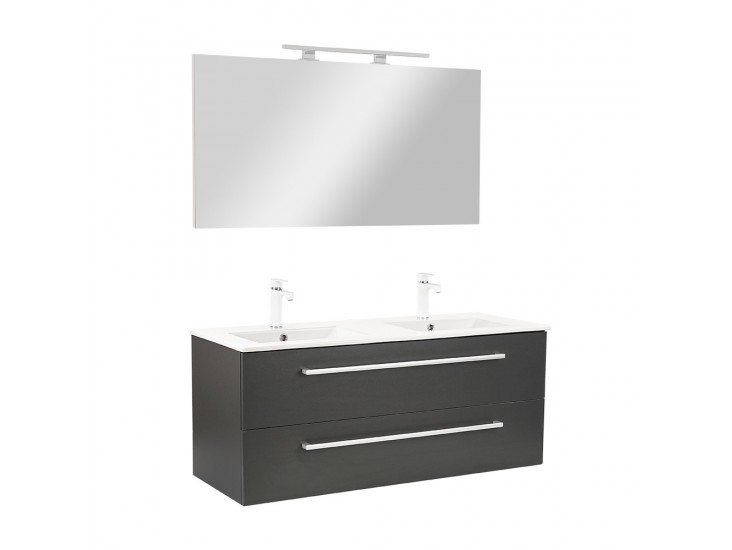 Vario Clam 120 komplett fürdőszoba bútor antracit-antracit