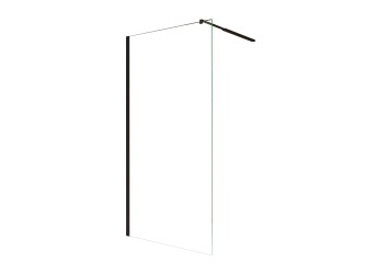 River walk in zuhanyfal 80x190 cm fekete