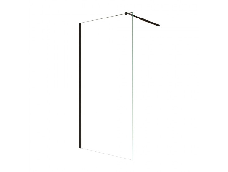 River walk in zuhanyfal 90x190 cm fekete