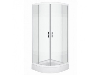 XENIA80 XENIA íves zuhanykabin, 80x80x195 cm méretben