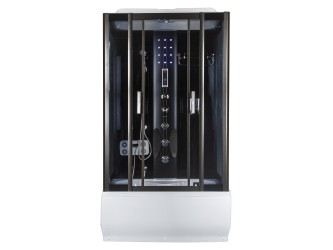 XL120 hidromasszázs kádkabin, 120x85x220 cm-es méretben