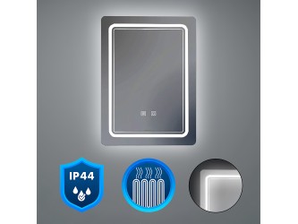 Vid tükör led világítással 60x80 cm