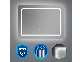 Vid tükör led világítással 80x60 cm