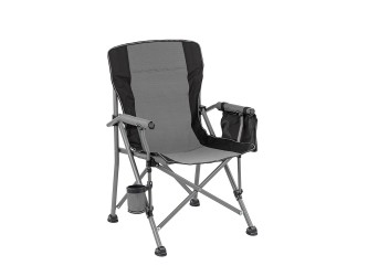 Leziter Comfort karfás horgász szék pohártartóval szürke