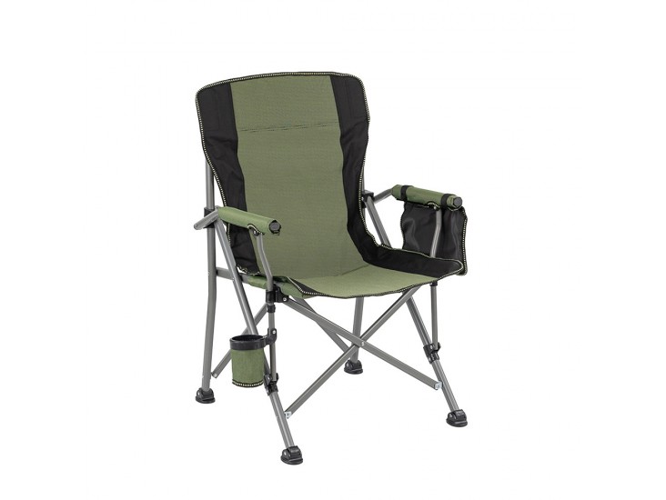 Leziter Comfort karfás horgász szék pohártartóval zöld