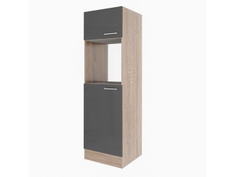 Yorki 60-as kamra szekrény sonoma tölgy korpusz selyemfényű antracit fronttal