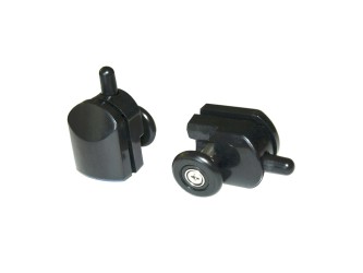 Z7 Black szimpla zuhanykabin görgő