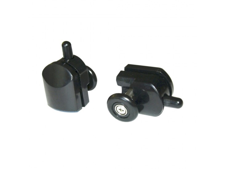 Z7 Black szimpla zuhanykabin görgő