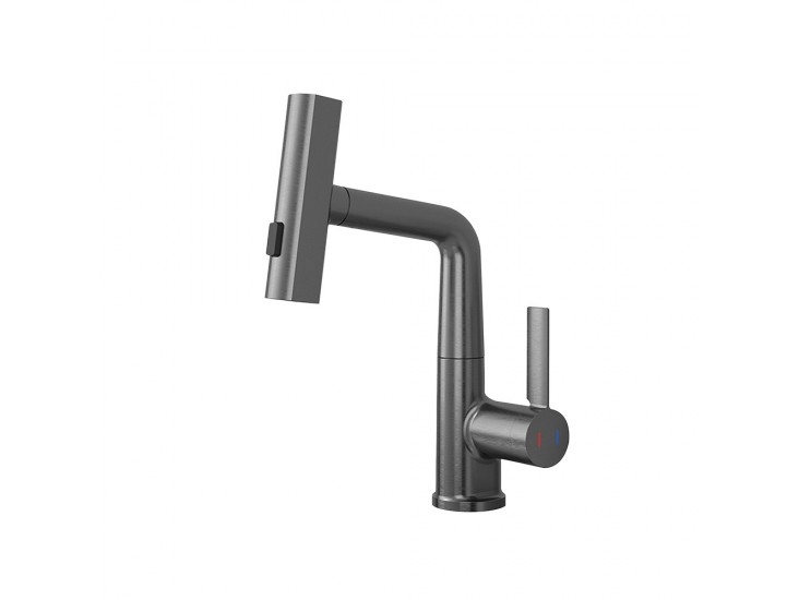 Mara mosogató csaptelep multifunkciós fejjel szürke